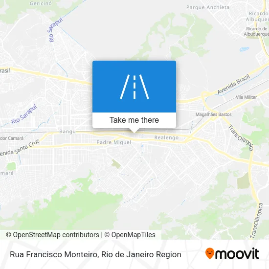 Rua Francisco Monteiro map
