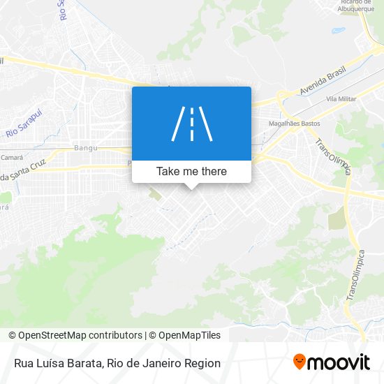 Mapa Rua Luísa Barata