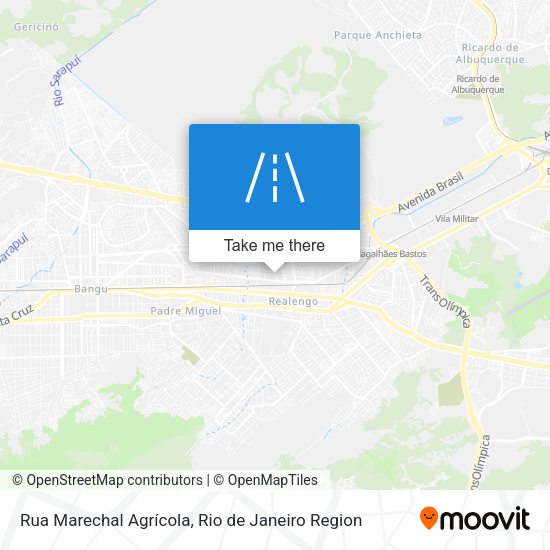 Rua Marechal Agrícola map