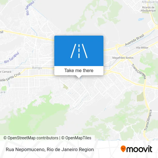Rua Nepomuceno map