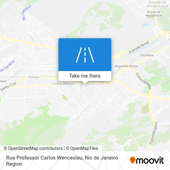 Rua Professor Carlos Wenceslau map