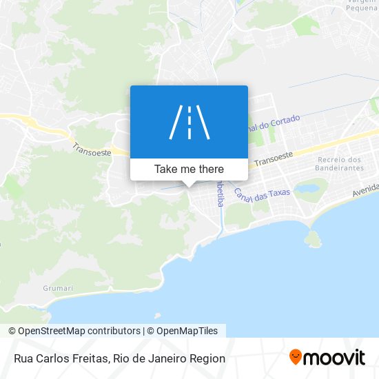 Rua Carlos Freitas map