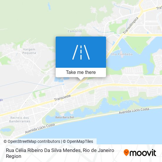 Rua Célia Ribeiro Da Silva Mendes map