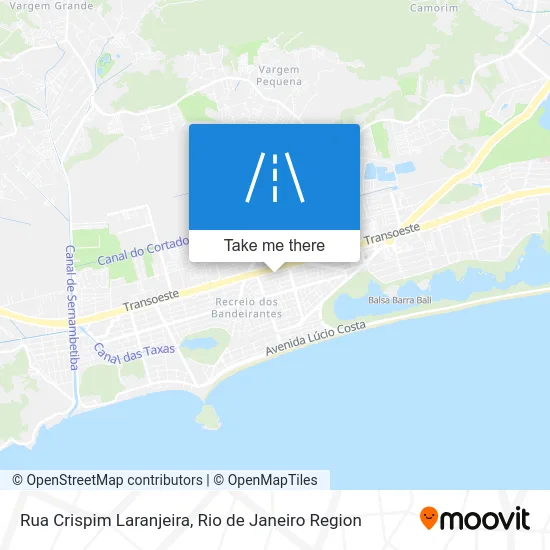 Rua Crispim Laranjeira map