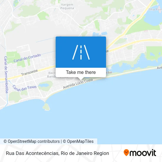 Rua Das Acontecências map