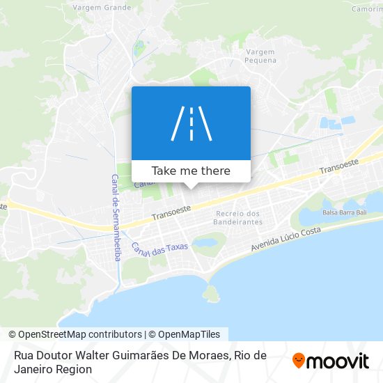 Mapa Rua Doutor Walter Guimarães De Moraes