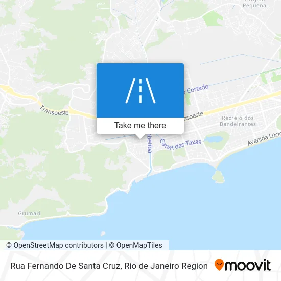Rua Fernando De Santa Cruz map