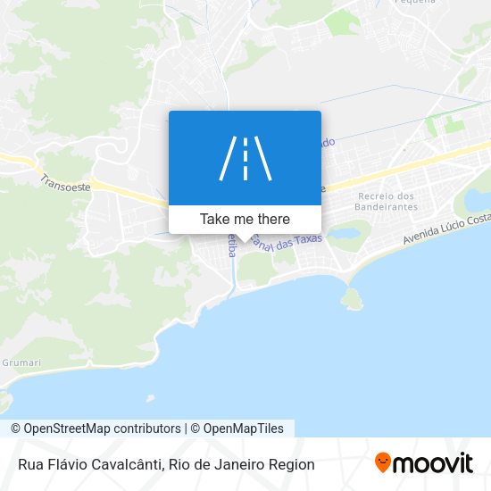 Rua Flávio Cavalcânti map