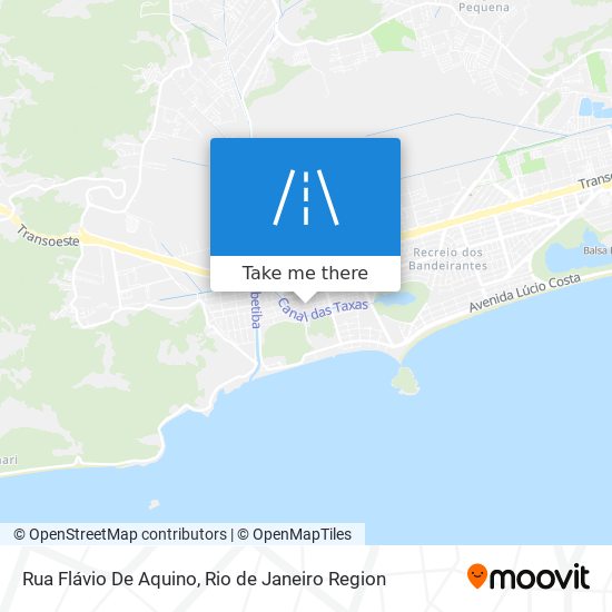 Mapa Rua Flávio De Aquino