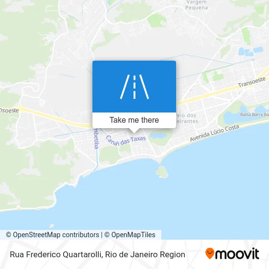 Rua Frederico Quartarolli map