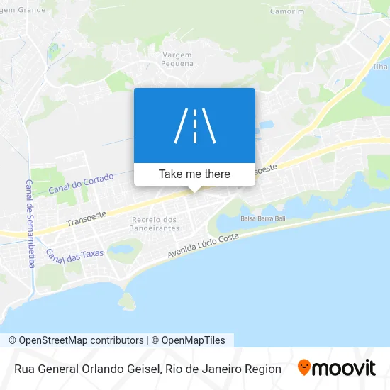 Rua General Orlando Geisel map