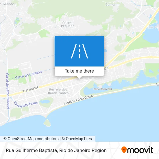 Rua Guilherme Baptista map