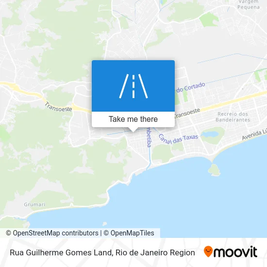 Rua Guilherme Gomes Land map
