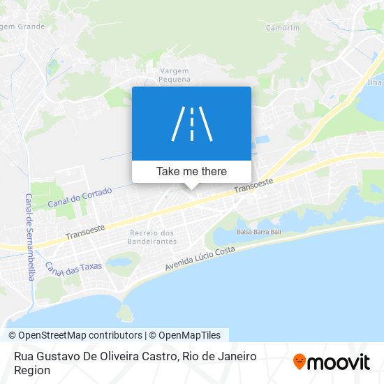 Rua Gustavo De Oliveira Castro map