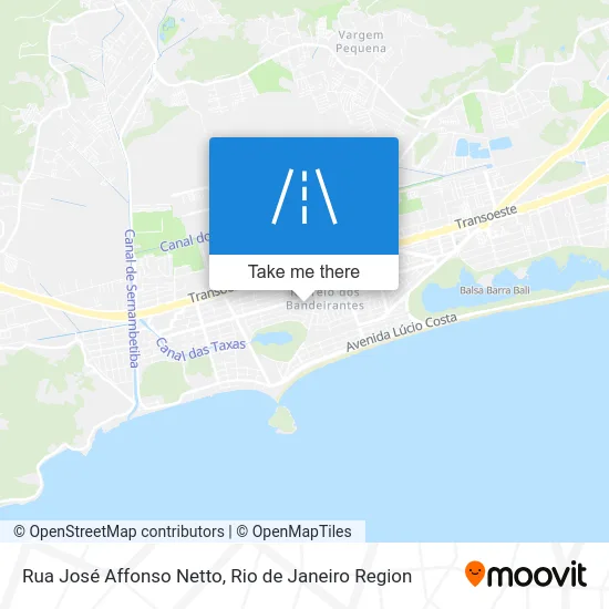 Rua José Affonso Netto map