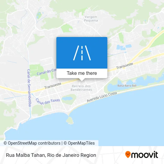 Rua Malba Tahan map