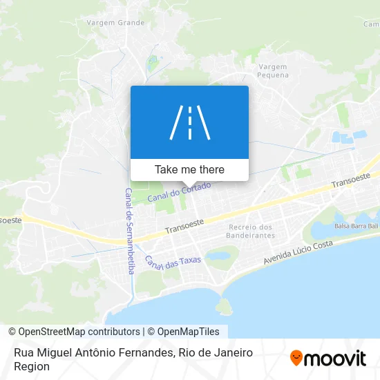 Rua Miguel Antônio Fernandes map
