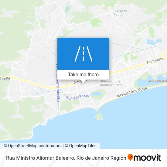 Rua Ministro Aliomar Baleeiro map