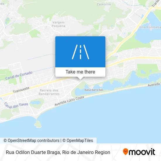 Rua Odilon Duarte Braga map