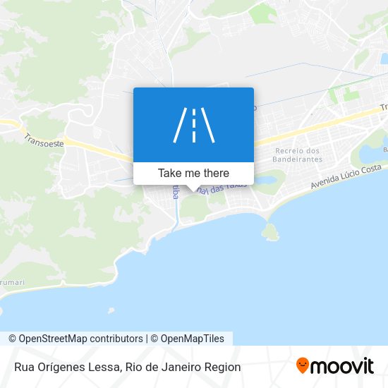 Rua Orígenes Lessa map