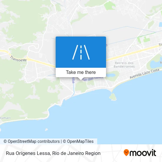 Rua Orígenes Lessa map