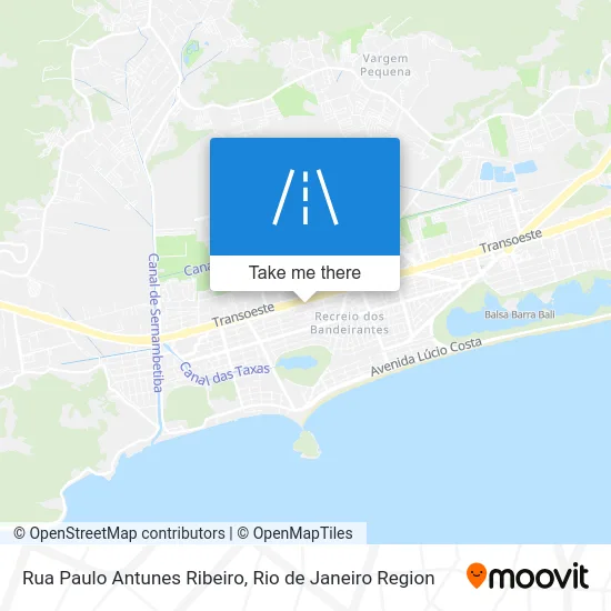 Rua Paulo Antunes Ribeiro map