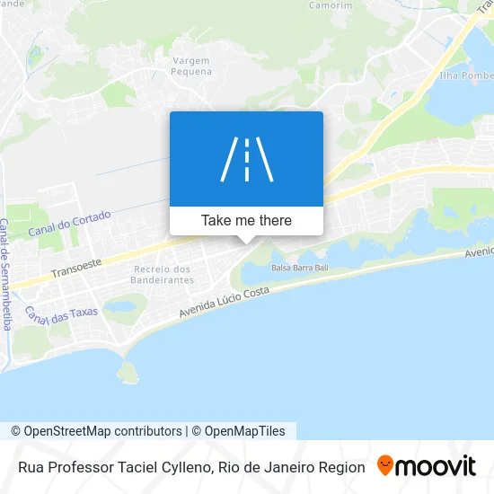 Rua Professor Taciel Cylleno map