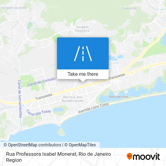 Rua Professora Isabel Monerat map