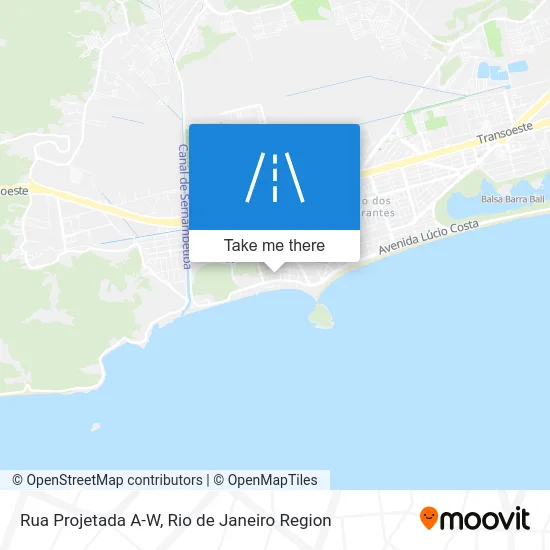 Rua Projetada A-W map