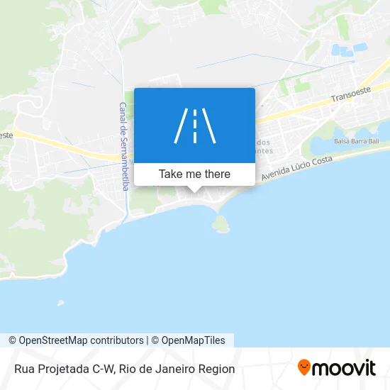 Rua Projetada C-W map