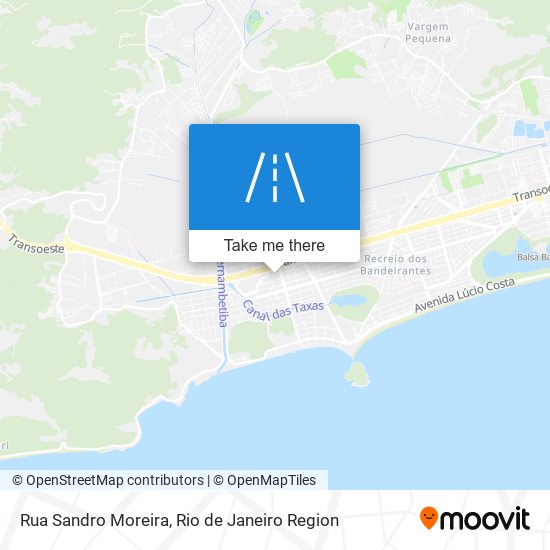 Mapa Rua Sandro Moreira