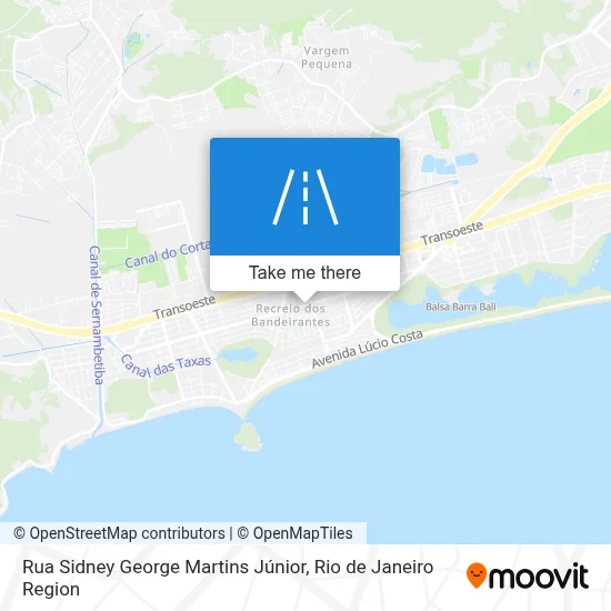 Rua Sidney George Martins Júnior map