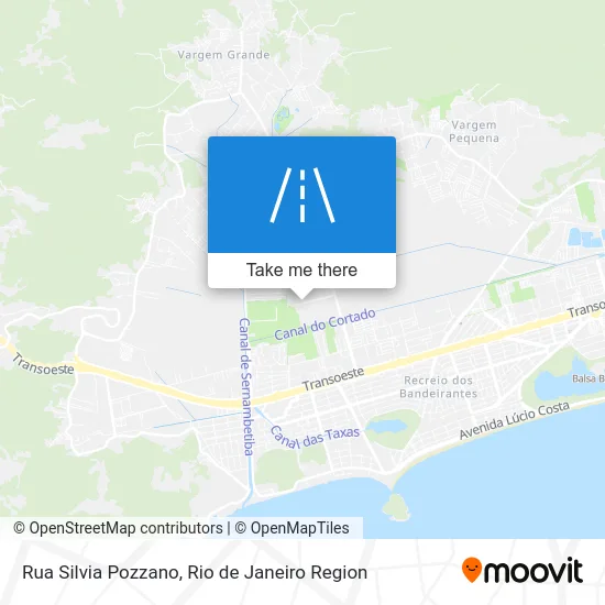 Rua Silvia Pozzano map