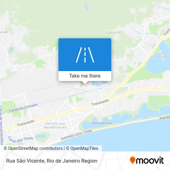 Rua São Vicente map