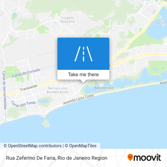 Rua Zeferino De Faria map