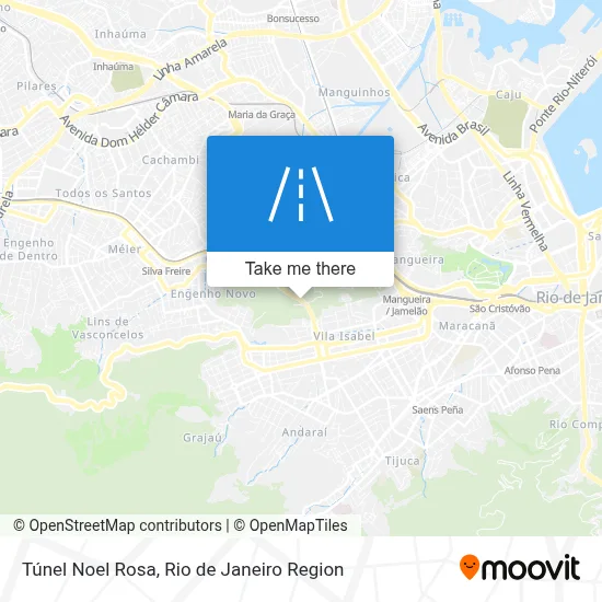 Túnel Noel Rosa map