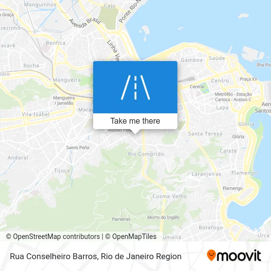 Rua Conselheiro Barros map