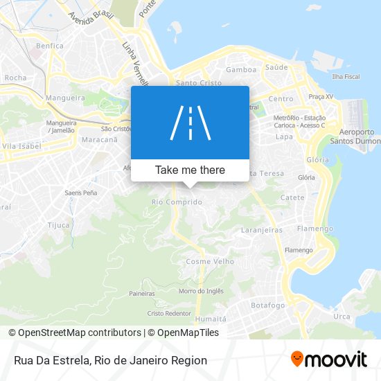 Rua Da Estrela map