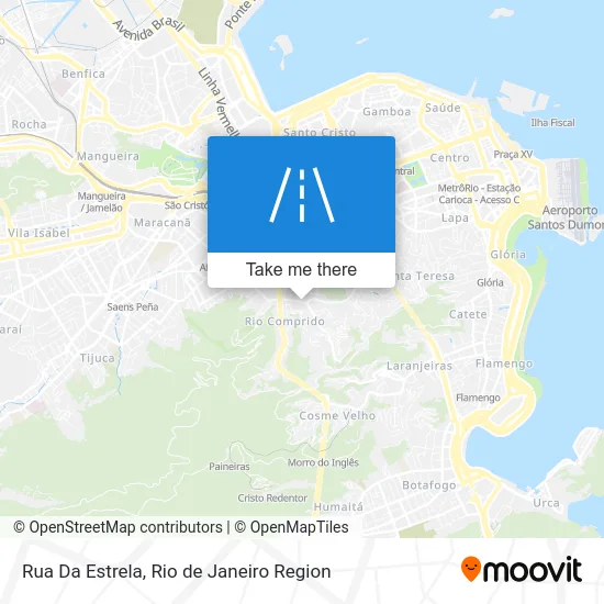 Rua Da Estrela map