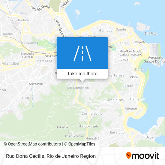 Rua Dona Cecília map