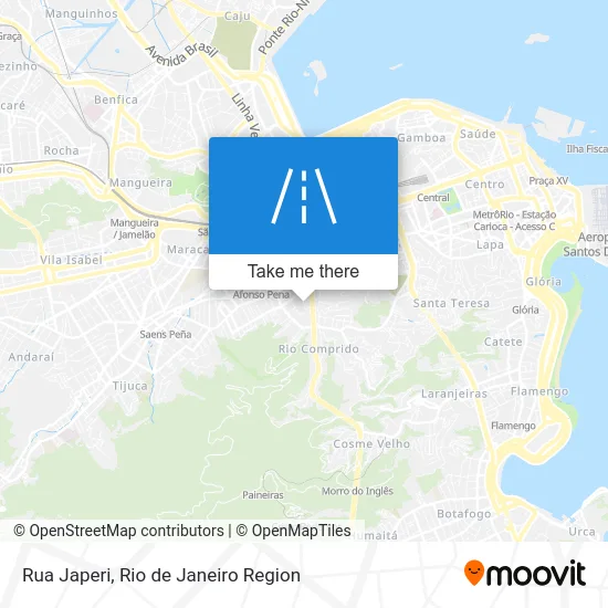 Rua Japeri map