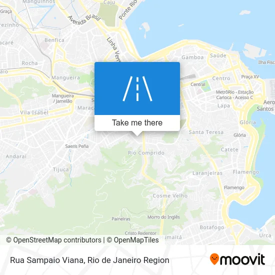 Rua Sampaio Viana map