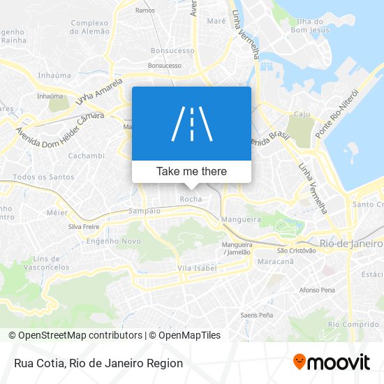 Rua Cotia map