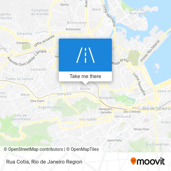 Rua Cotia map