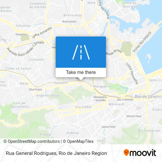 Rua General Rodrigues map