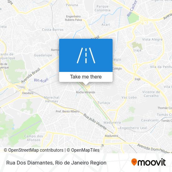 Rua Dos Diamantes map
