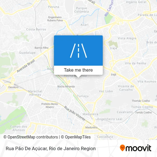 Rua Pão De Açúcar map