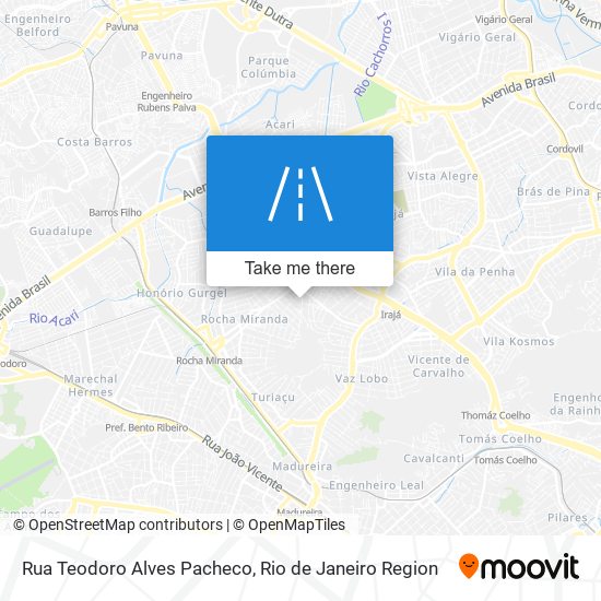 Rua Teodoro Alves Pacheco map