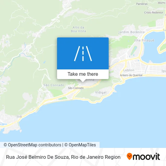 Rua José Belmiro De Souza map