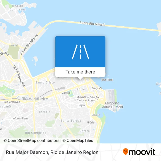 Rua Major Daemon map